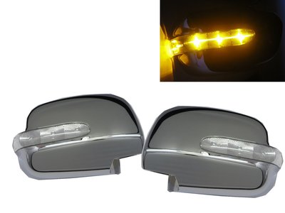 卡嗶車燈 LEXUS 凌志 RX330/RX350/RX400h 03-09 LED 後視鏡外蓋 電鍍