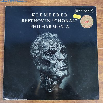 貝多芬 第九交響曲 合唱 克倫佩勒 地球標 黑膠唱片LP SAX一Yahoo壹號唱片