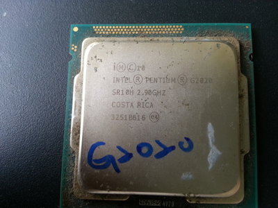 【 創憶電腦 】Intel Pentium G2020 2.9G 1155腳位 CPU 良品 直購價50元