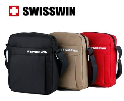 swisswin瑞士軍刀單肩背包Sw5052V斜挎包運動休閒包防水單肩包648元