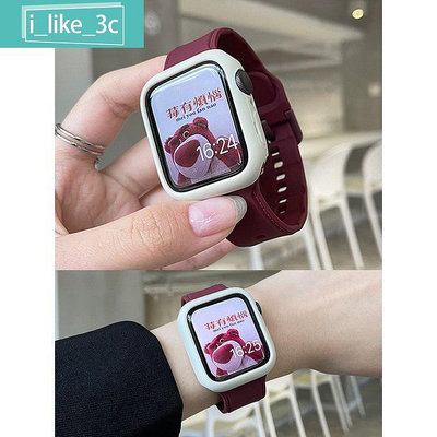 矽膠反扣 錶帶+金屬框 適用小米手錶超值版錶帶 Redmi 手錶 2 Lite手錶帶  小米watch顯白