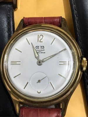 Glashutte 格拉蘇帝 手上鏈 愛買家族 錶徑不含龍頭34，面盤被改成白色 德國 機械錶