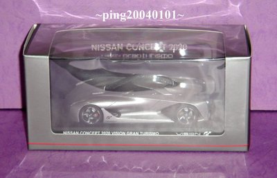 ☆小瓶子玩具坊☆跑車浪漫旅 競速 典藏版內附特典精品--Nissan Concept 2020 1/43 汽車模型