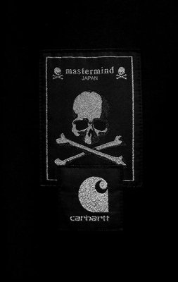 Carhartt x Mastermind MMJ MMW 聯名 2022 T恤 短袖 Tshirt 教練外套 Coach 骨頭 骷顱 黑色 L XL