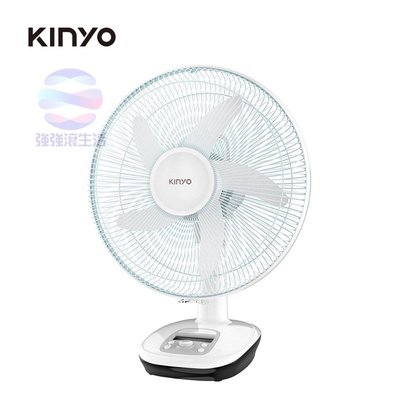 【KINYO】14吋充電風扇 (CF-1455) 含電池風扇 充插行動電風扇 露營扇|旅行扇 強強滾生活市集