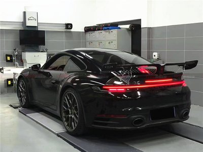適用于Porsche保時捷911/992泰卡特改裝碳纖維尾翼techart大尾翼--請詢價