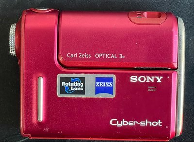 SONY 新力 DSC-F88 數位相機 紅色 功能正常 附一充電器