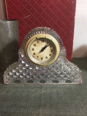 西洋古董玻璃時鐘 （不會動）