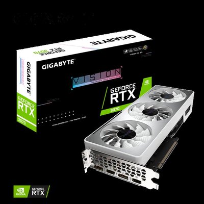 【前衛】技嘉 GeForce RTX 3070ti VISION OC 8G 顯示卡REV 2.0(搭機有優惠