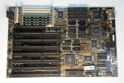 懷舊古董主機板系列(2)【窮人電腦】華碩AMD386AT主機板套件(未確定可用)出清！雙北可面交外縣可寄！