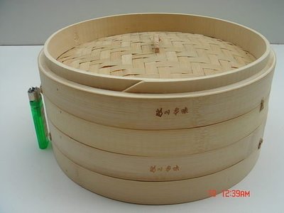 東昇瓷器餐具=1.3尺竹蒸籠  3層1蓋