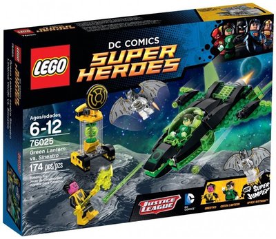 絕版 交換禮物【芒果樂高】Lego 76025 【綠光戰警vs聖納托】【壓盒還原_盒況優】