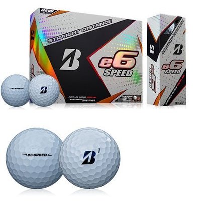 【飛揚高爾夫】Bridgestone e6 Speed 球(3-piece) ,12/DZ ,White 三層球