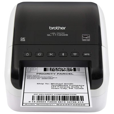 【BROTHER】含稅 QL-1110NWB 專業大尺寸條碼標籤機 網路與藍牙多元傳輸介面 取代QL-1050