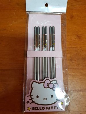 Hello Kitty不鏽鋼筷子組 日本授權 小日尼三  有現貨 不必等 不必問 41+gift