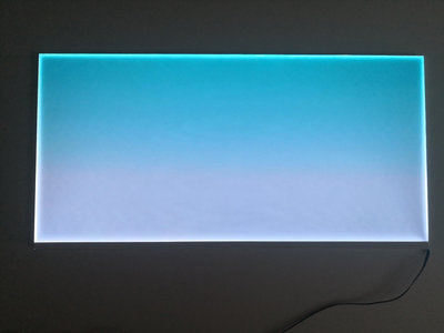魚缸燈遠程控制魚缸發光背景板草缸燈板亞克力背景燈rgb七彩發光板
