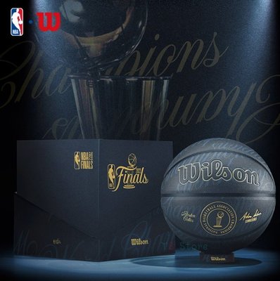 現貨 正版 Wilson 2022勇士冠軍紀念球 禮盒組 7號球 室內籃球 收藏籃球 籃球 NBA【R82】