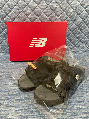 New Balance 黑灰 拖鞋 涼鞋 懶人鞋 SDL330BK 已送乾洗 尺寸8號
