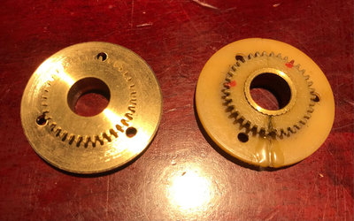 勞力士 電鐘 開模 訂製齒輪 銅製齒輪 電鐘用齒輪 零件 塑膠齒輪汰換 適用各尺寸