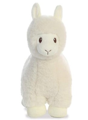 18268c 日本進口 好品質 限量品 可愛 柔軟 羊駝 草泥馬 動物絨毛絨抱枕玩偶娃娃玩具擺件禮物禮品