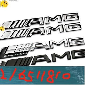 賓士高性能AMG車標 標誌貼紙W212運動款 Series ABS車貼字標車尾標 W213 W205 CLA GL Y1810