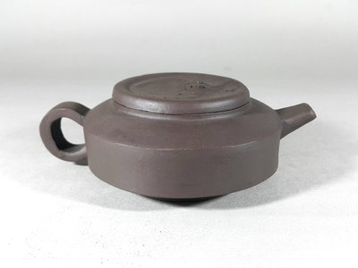 [銀九藝] 紫砂壺 早期壺 3孔壺 錢鳳仙製 牛蓋壺 茶壺