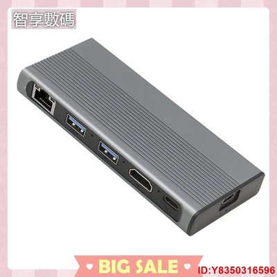 Usb C 集線器 Type C 3.1 至 M.2 B 鍵 HDMI 兼容 4K 60Hz 10G