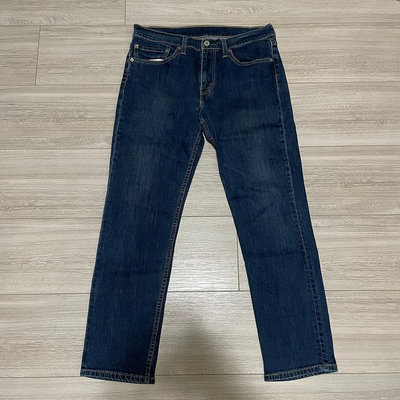 Levi's levis 511 W33 33腰約M號 L30 藍色低腰窄版原色牛仔褲 04511 513