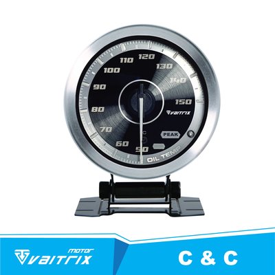 【VAITRIX】PRECISION GEN2鍍膜賽車水溫儀錶 Water Temp°C / °F適用於 C & C