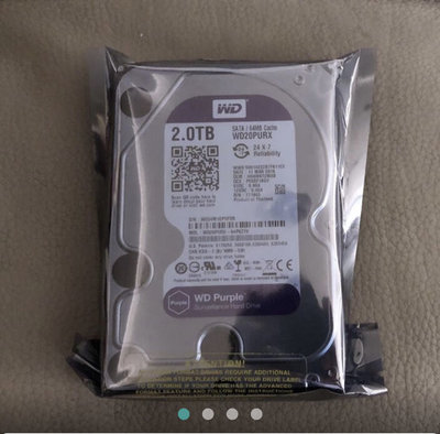 靜電袋未拆 Wd20purx Wd20purz 2t 2tb 紫標 監視器 硬碟 三重自取1顆 1200元 非1t/3t/4t/6t