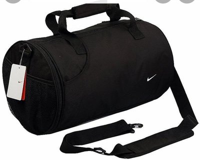 正品nike耐克圓桶包nike運動包健身包單肩斜 包訓練包