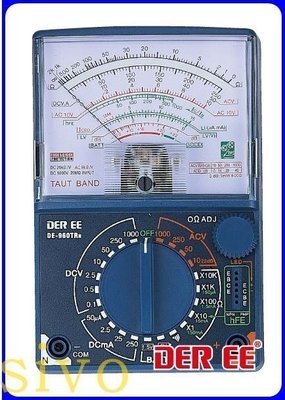 含稅 台製得益 DER EE DE-960TRN 吊線式錶芯 指針型電錶 萬用電錶 萬用電表 三用電錶