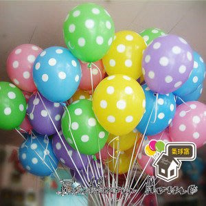 ♥氣球窩♥12吋點點氣球/印花/大圓點氣球/畢業典禮/生日/求婚佈置