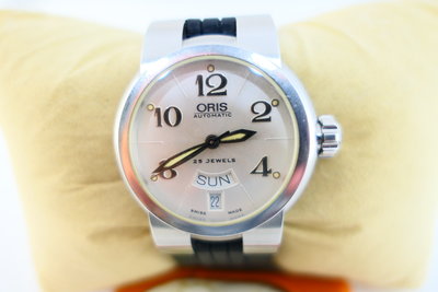 [吉宏精品交流中心]ORIS 豪利時 7522 32mm 白面 自動機械 膠帶 女錶