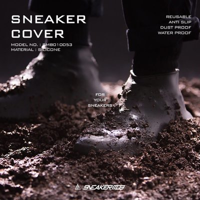 【A-KAY0】SNEAKER MOB COVER 防滑 防雨 防水鞋套 黑【SMB10BLAC】