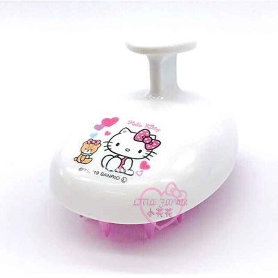 ♥小公主日本精品♥HelloKitty按摩梳洗髮梳頭皮按摩去角質梳56892505