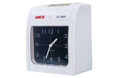 ANICE GT-3900A六欄位微電腦雙色指針型打卡鐘(可外接響鈴)