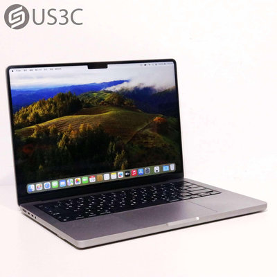 【US3C-台中店】台灣公司貨 2021 Apple MacBook Pro 14吋 M1 Pro 8C14G 16G 512G 二手筆電 UCare保固6個月