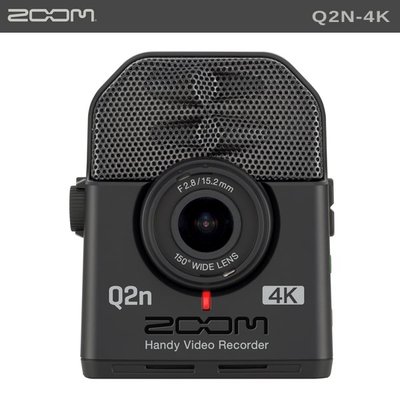 EGE 一番購】Zoom【Q2n-4K】廣角 4K 隨身直播攝影機【公司貨】