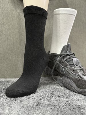 【群益襪子工廠】黑色毛巾紳士襪(厚底12雙385元)；襪子、長襪、薄襪、短襪、船襪、運動襪、休閒襪、除臭襪、竹炭襪、棉襪