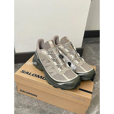 【明朝運動館】SALOMON 薩洛蒙 XT6  跑步鞋 運動鞋 男女同款 卡其灰 471513耐吉 愛迪達