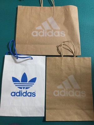 三個 愛迪達 紙袋 包裝袋（99元）