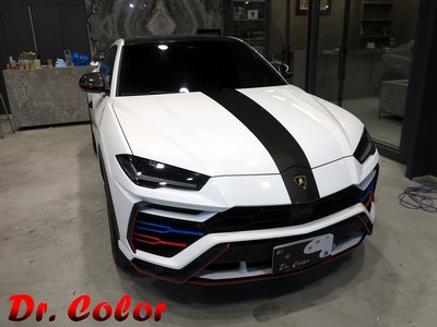 Dr. Color 玩色專業汽車包膜 Lamborghini Urus 車身線條客製化 (3M 1080/3M2080)