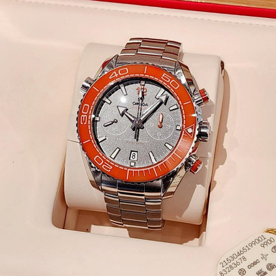 OMEGA 歐米茄 陶瓷計時橘海馬 45.5mm 2021年 很新錶 台南二手錶