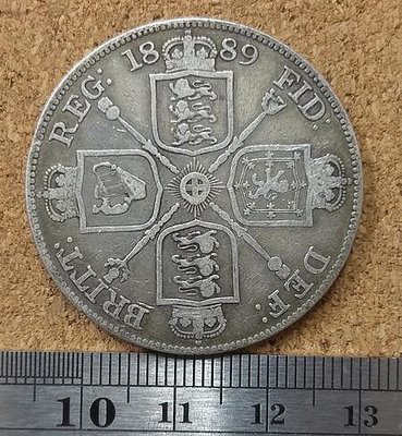 R71--1889 英國 銀幣