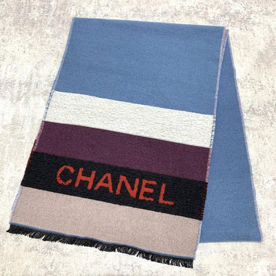 全新正品 Chanel 圍巾 披肩 彩色