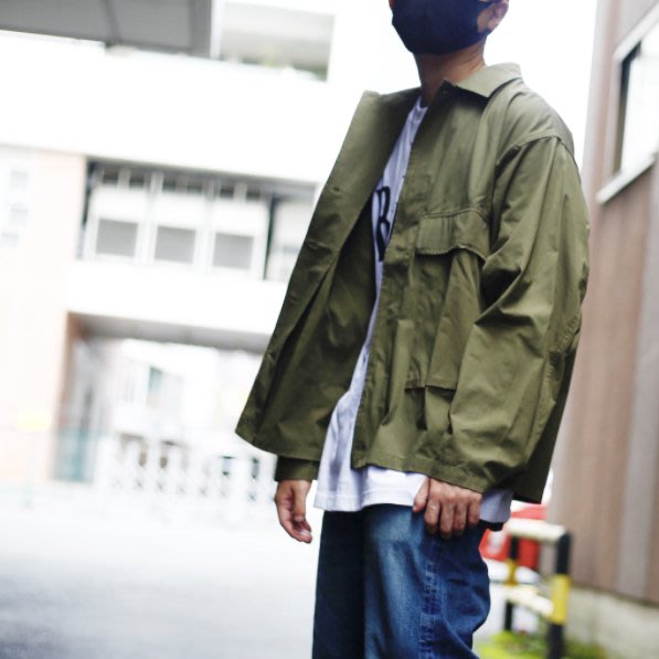 現貨☆HAru☆ DESCENDANT 20AW DWU FATIGUE SHIRT 橄欖綠大口袋襯衫 