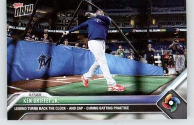 2023 Topps Now #WBC-10 Team Italy WBC Blue Parallel Card #d 17/49