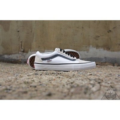 Vans Old Skool Pro White/Black 白黑 水波紋 滑板鞋