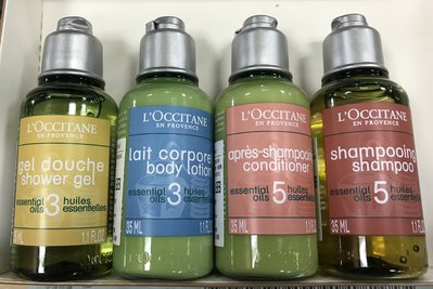 LOCCITANE 歐舒丹旅行組(洗髮精+身體乳+沐浴精+潤髮乳)